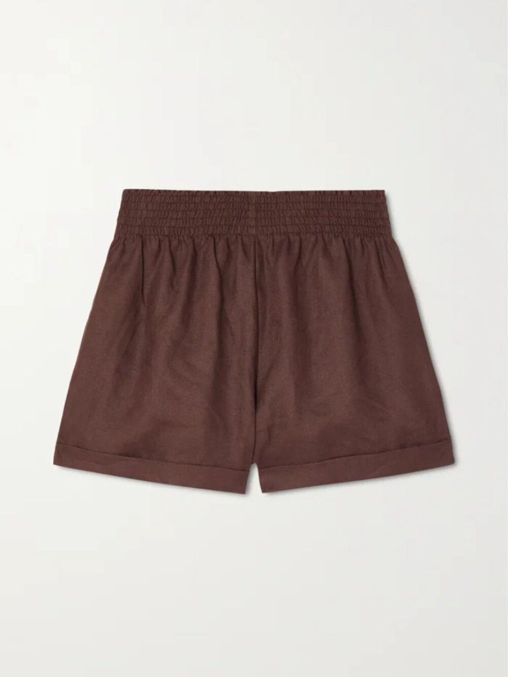 Reformation Nashville Linen Short Cafe Brown Size XS